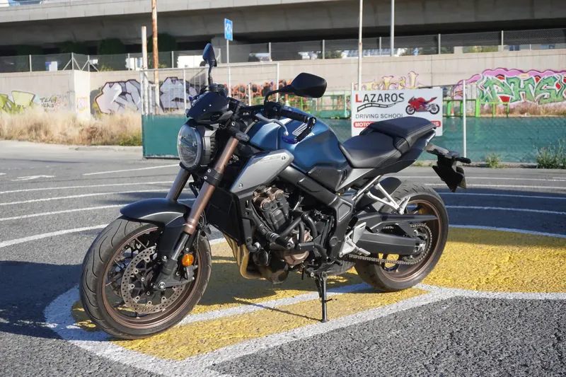 Honda CB 650R used in the advanced motorcycle course